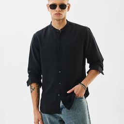 Snitch Slim Fit Horizontal Stripes Formal Shirt-image-53