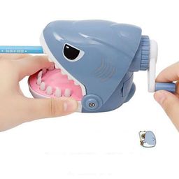 YAMAMA Shark Shaped Table Pencil Sharpener for Kids - Color May Vary image 2