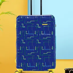 Nasher Miles Denver Hard-Sided Printed Medium Trolley Suitcase - 109.0 L-31