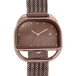 Fastrack Women Brass Dial & Stainless Steel Straps Watch 6307QM01-image-91