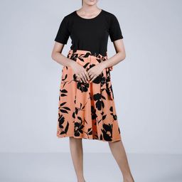 Eilaa Floral Printed Maxi Dress-image-87