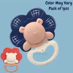BitFeex  Teether Lion and Whale Babies to soothen their gums, Easy to Grasp hold and chew Infant Toys (Pack of 2, Color May Vary) image 4