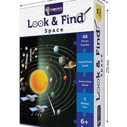 Popcorn Games & Puzzles Look and Find Space Puzzle - 48 Pieces image 5
