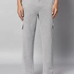 VOGAAN Men Relaxed Cargos Trousers-image-32
