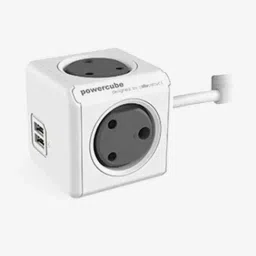 Allocacoc PowerCube 10A Five Pin Socket (6804/INEUPC, Grey)-image-74