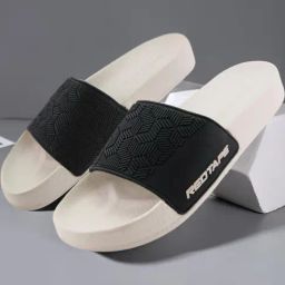 Red Tape Men's Black Slides-image-32