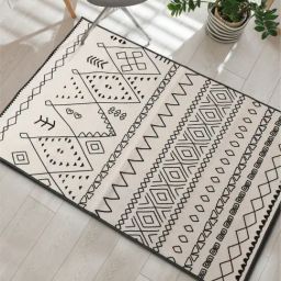 Urban Space Anti Slip 3D Digital Printed White Nylon Carpet-image-17