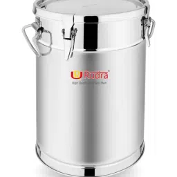 Rudra Silver Stainless Steel Air Tight Container for Kitchen Storage-image-33