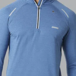 Van Heusen Performance Regular Fit Swift Dry Odour Shield Solid Jacket - Dutch Blue image 4