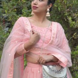 Odette Silver Fabric Clutch-image-23