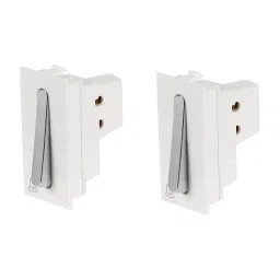 Cona 9901 6A/240V White Bell PushPack of 2-34