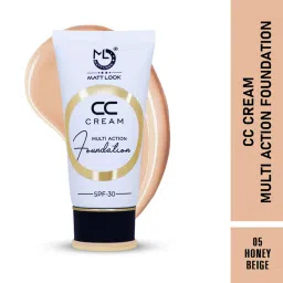 Matt Look CC Cream Multi Action Foundation SPF-30 05 Honey Beige - 60 ml image 1