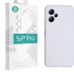 Sprig Liquid Silicone Back Cover for Redmi Note 12 5G (White)-image-45