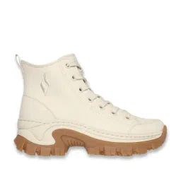 Skechers Women's HI-RYZE - STREET STOMPER Off White Casual Booties-image-85