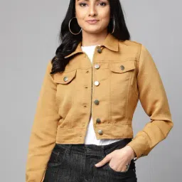 Melon by PlusS Khaki Regular Fit Jacket-picture-12