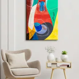 999store Green & Red Mordan Art Abstract Wall Canvas Painting-17