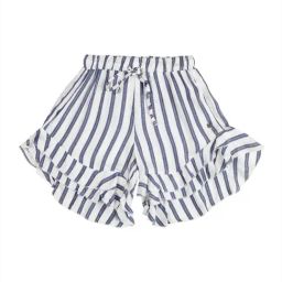 Gini & Jony Kids White Striped Shorts-image-55