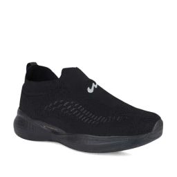 Campus Men's Vayu Black Running Shoes-image-1