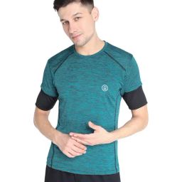 Chkokko Sea Green Short Sleeves T-Shirt-image-23