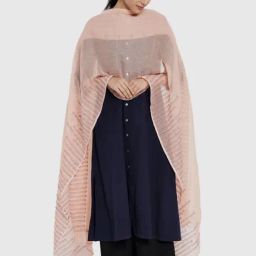 Fabindia Peach Woven Pattern Dupatta-image-38