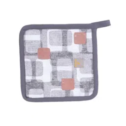 Maspar Grey & Red 100% Cotton 225 GSM Table Linen Set-31