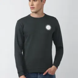 Van Heusen Grey Slim Fit SweatShirt-21