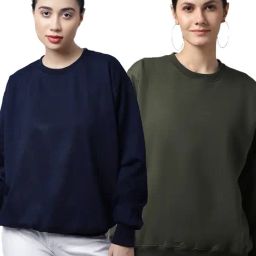 Vimal Jonney Navy & Red Fleece Pullover - Pack of 2-picture-41