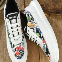 Prolific Men's White Casual Sneakers-image-88