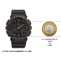 Casio G-Shock GA-100-1A4DR (G272) Analog-Digital Men's Watch (51 mm) image 3