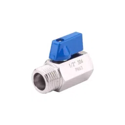 Generic 6.35 mm (1/4 inch), 6 mm Brass Mini Ball Valve-image-20
