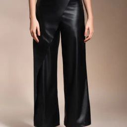 Zastraa Black Casual Trousers-image-95