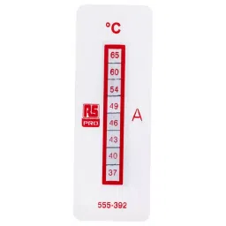 RS PRO Non-Reversible Temperature Sensitive Label 37°C to 65°C 8 Levels, 555392-46