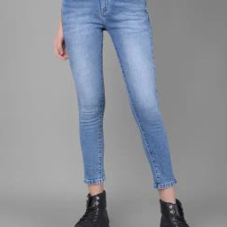 Crimsoune Club Blue Skinny Fit Mid Rise Jeans-image-19