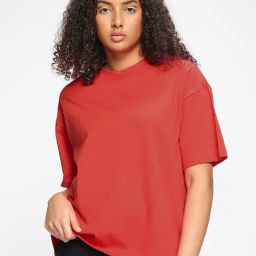 Bewakoof Red Oversized Plus Size T-Shirt-image-76