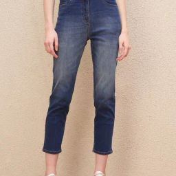 Iconic Blue Solid Slim Fit Stretchable Jeans-image-53