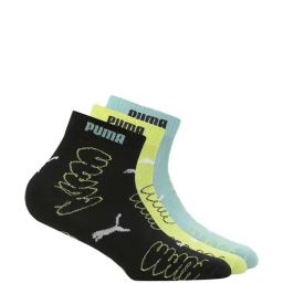 Puma Multicolor Cotton Logo Socks Set of 3-image-45