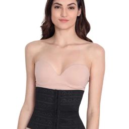 Spiaty Black Textured Tummy Shapewear-image-59