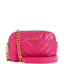 GUESS Fuchsia Quilted Cross Body Bag-image-28