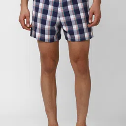 AMERICAN EAGLE Checked Outer Elasticated Mid-Rise Cotton Boxers WEA0230055450-image-44