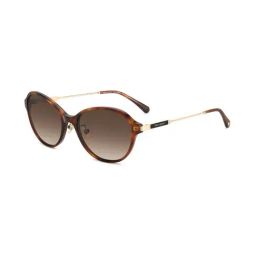 Kate Spade Brown Oval UV Protection Sunglasses for Women-image-25
