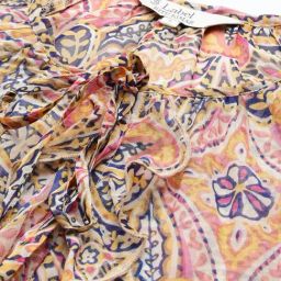 Label Ritu Kumar Yellow Maritza Printed Top With Camisole image 5