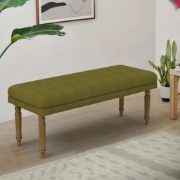 Chumbak Nawaab Savanna Solid Green Sheesham Wood Bench-picture-33