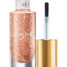 Lakme Glitterati Collection Shine Nail Color Electric Peach - 6 ml-12