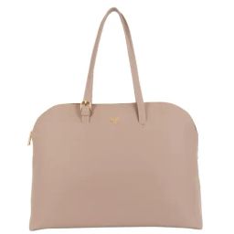 Baggit Mauve Solid Large Bowler Handbag-56