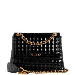 GUESS Black Quilted Cross Body Bag-image-34