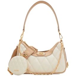 Aldo Beige Striped Medium Shoulder Handbag-image-48