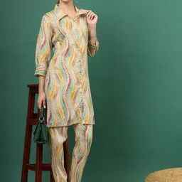 Sangria Printed Pure Cotton Straight Kurta Set-picture-26