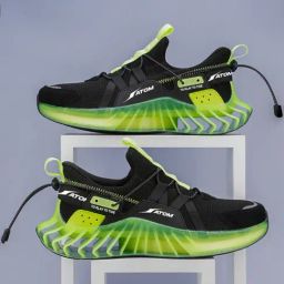Atom Men's Good Vibes Black Running Shoes-22