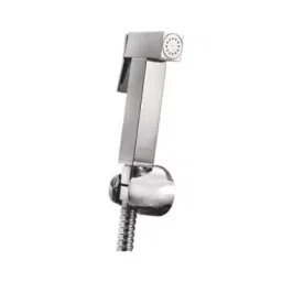 PLUMBER Square Full Brass Bidet Spray Health Faucet with 1 m Flexible Metal Tube & Holder, CRS-1904M-picture-14