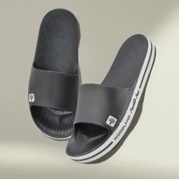 Woodland Men's Black Slides-picture-46